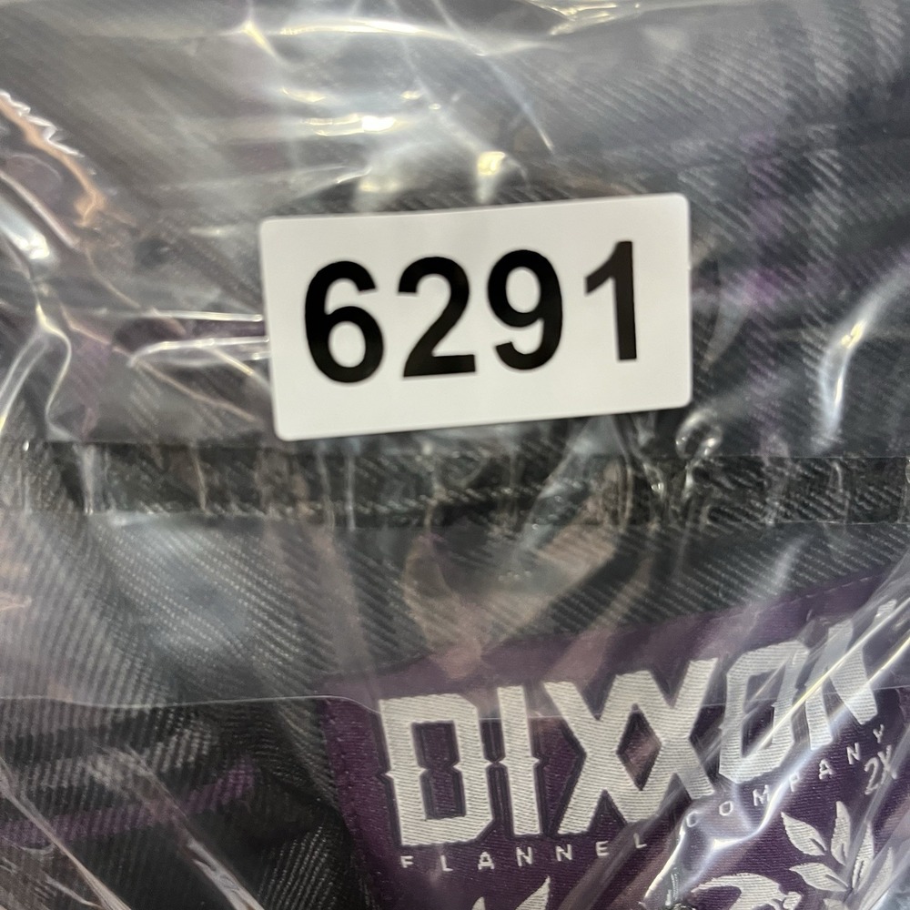 Dixxon Flannel Company Shirt Mens‎ 2XL Black Purple Empire Plaid New York - Picture 8 of 8